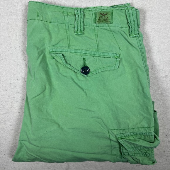 Polo Ralph Lauren Other - Polo Ralph Lauren Drill Khaki Shorts Men's 36 Green Side Tab Military Utility